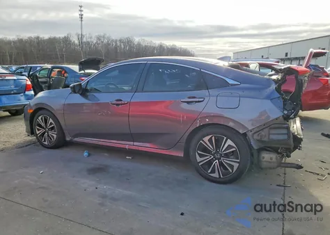 2017 Honda Civic Exl из США, поврежденный, VIN 19XFC1F75HE015382